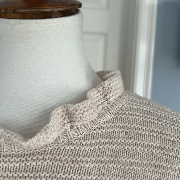 NWOT Madewell Ruffle-Neck Pullover Sweater Size S - Picture 5 of 5